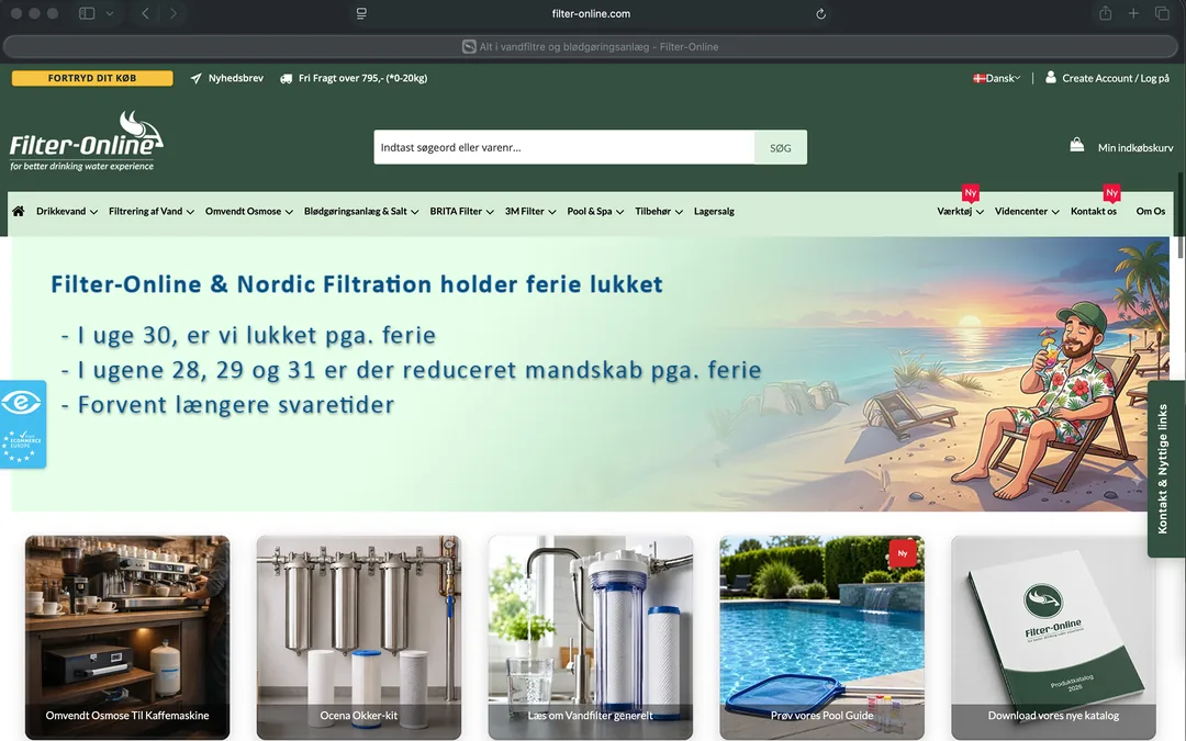 Multilingual multi-market filtration storefront on Magento